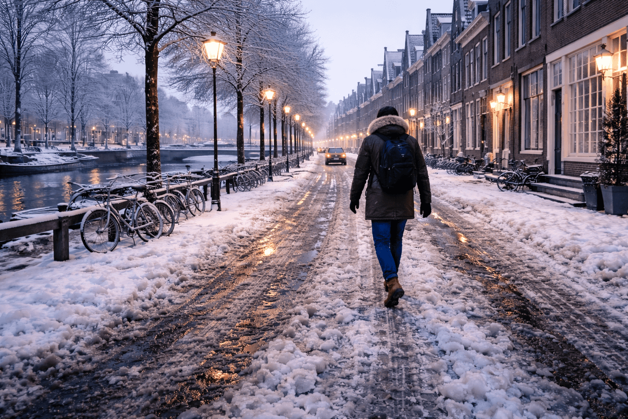 Rotterdam winter guide: see gritting routes, collect free salt, and report icy hazards via MeldR or 14 010, with official links for quick action.